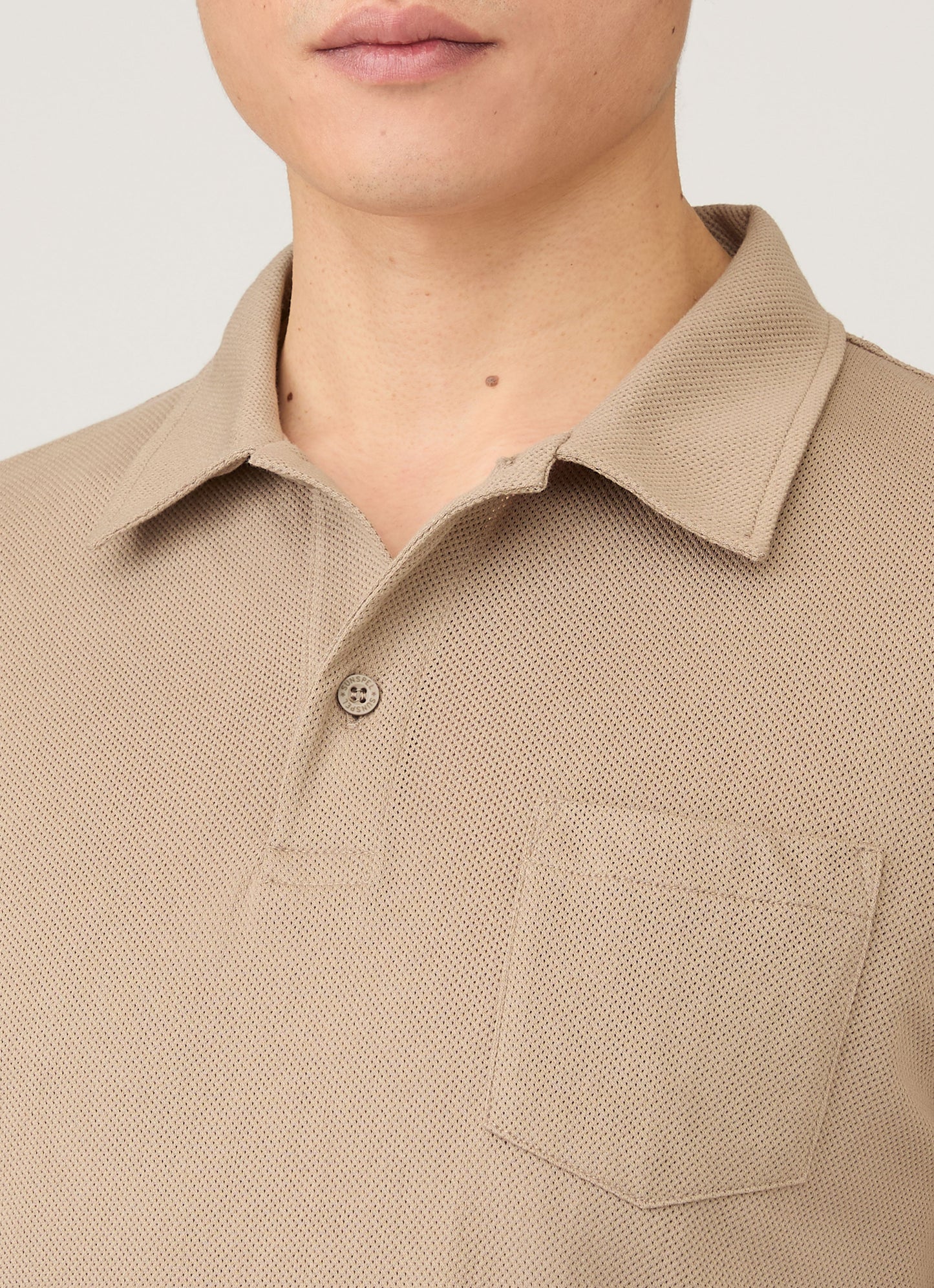Mens Riviera Polo Shirt In Mink Mpol1026 Brgb