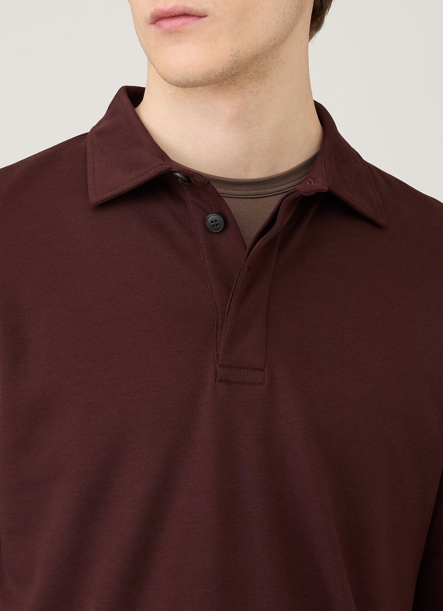 Mens Heavyweight Rugby Polo Shirt In Bakelite Mpol1066 Rdel