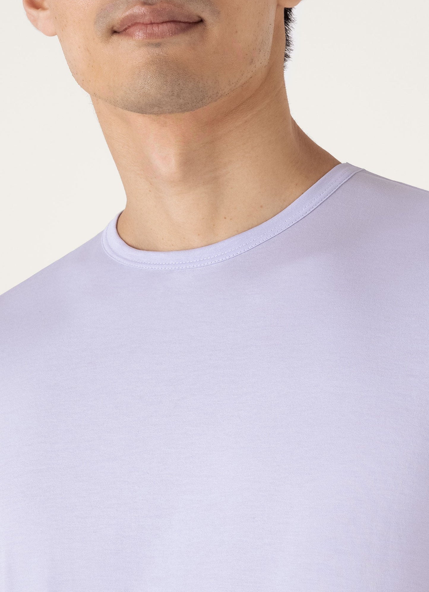Mens Classic Tshirt In Pale Lilac Mtsh0001 Prax
