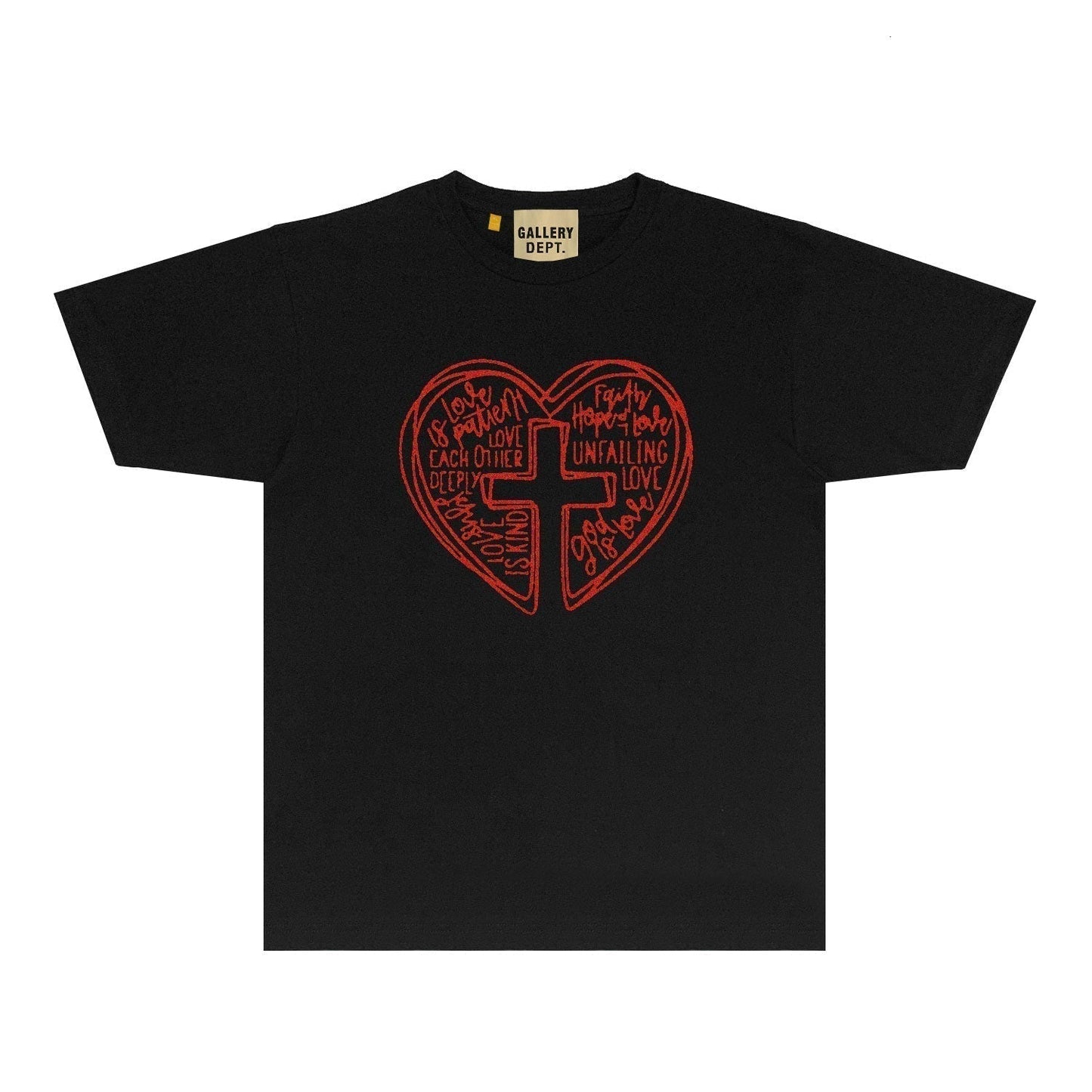 Gallery Dept T Shirt Retro Printed Loose Short-Sleeved Shirt