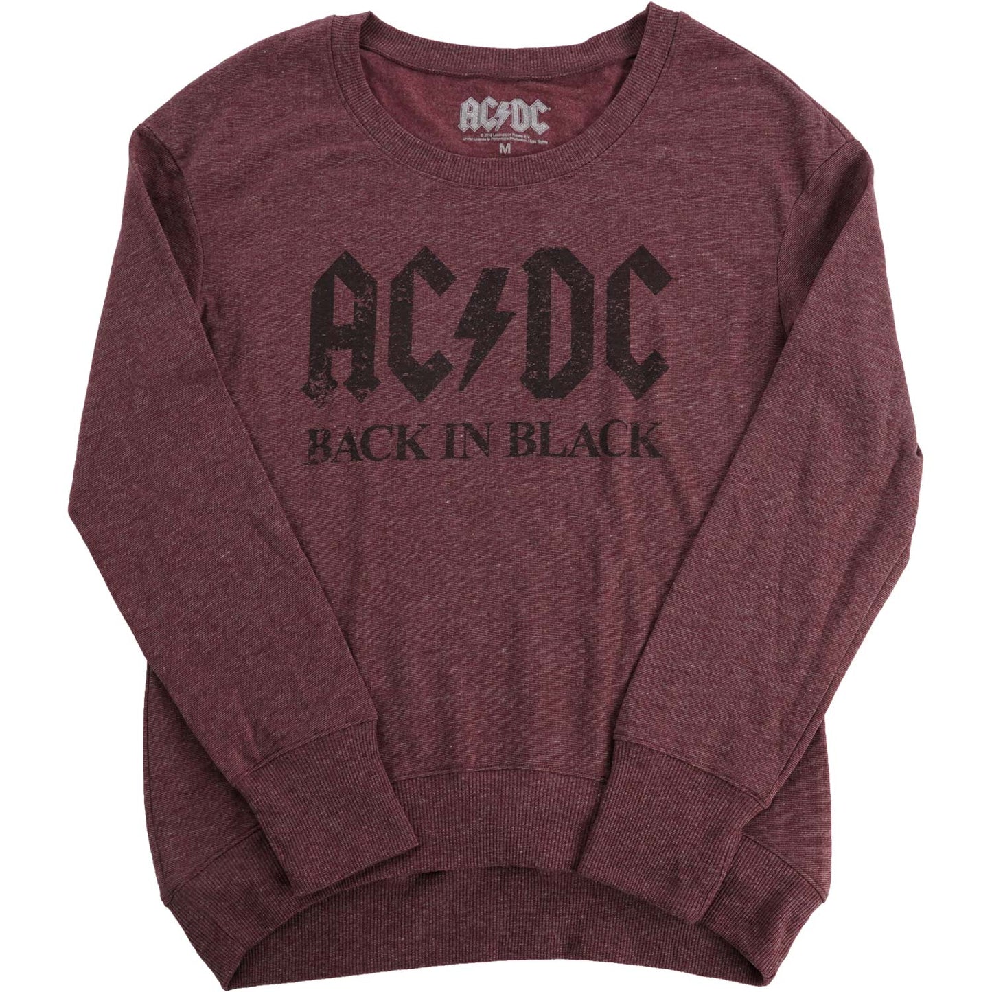 AC/DC Back In Black Girls Jr Sweatshirt