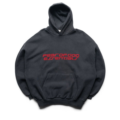Fear Of God Essentials Heavy Fleece 90's Hoodie - Iron Grey