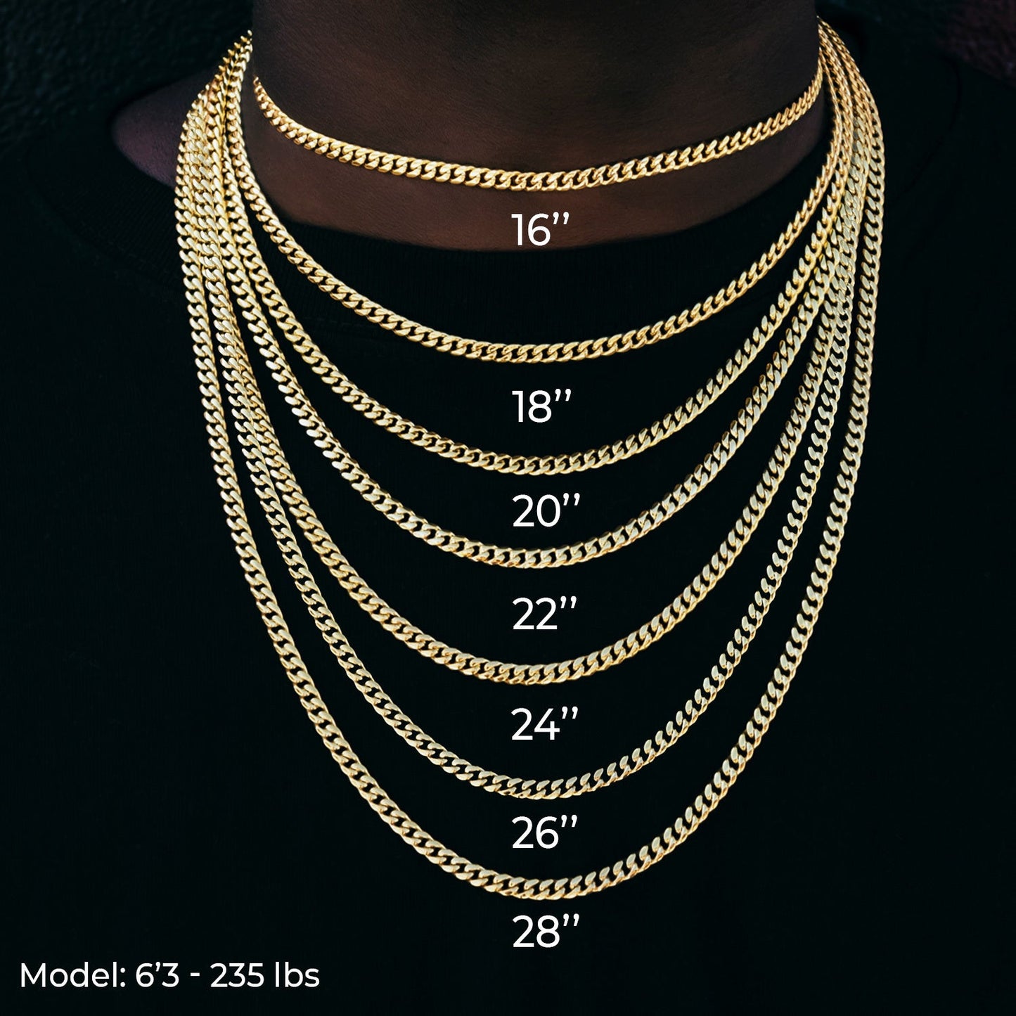 3mm + 5mm Diamond Mixed Oval Cut Tennis Chain Bundle