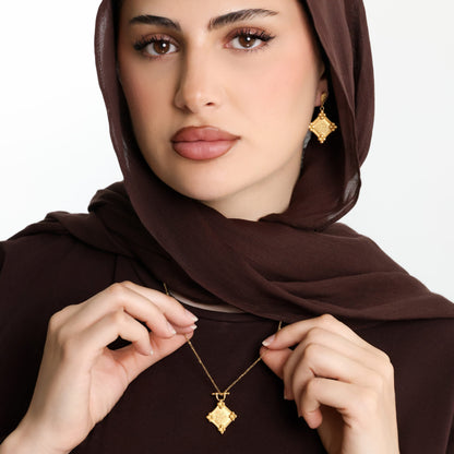 "Allah is sufficient for us" Plaque Earrings