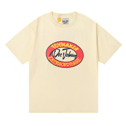 Gallery Dept T Shirts Summer Maychao Gallery Dept Printed Loose Men and Women