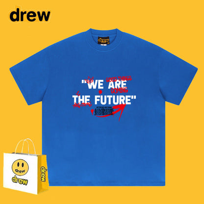 Drew T-shirts Short Sleeve Smiley Print