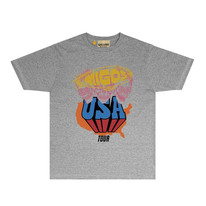 Gallery Dept T Shirts European And American Tee Shirt Short Sleeve T-Shirt Blouse