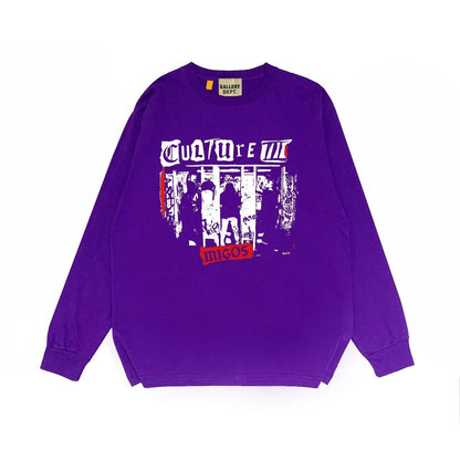 Gallery Dept Long Sleeved Shirt Fashion Brand Long Sleeve Long-Sleeved T-shirt Blouse