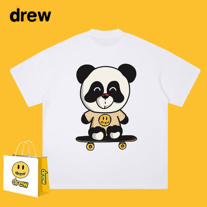 Drew T-shirts Short Sleeve Heavy Short Sleeve T-shirt Casual