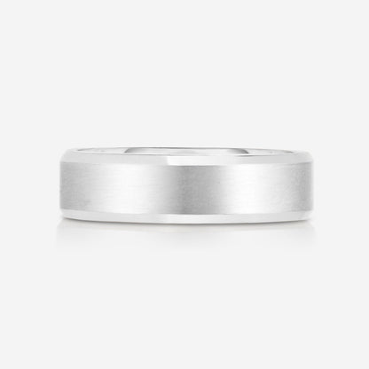 4 mm Contrast + Beveled Wedding Band