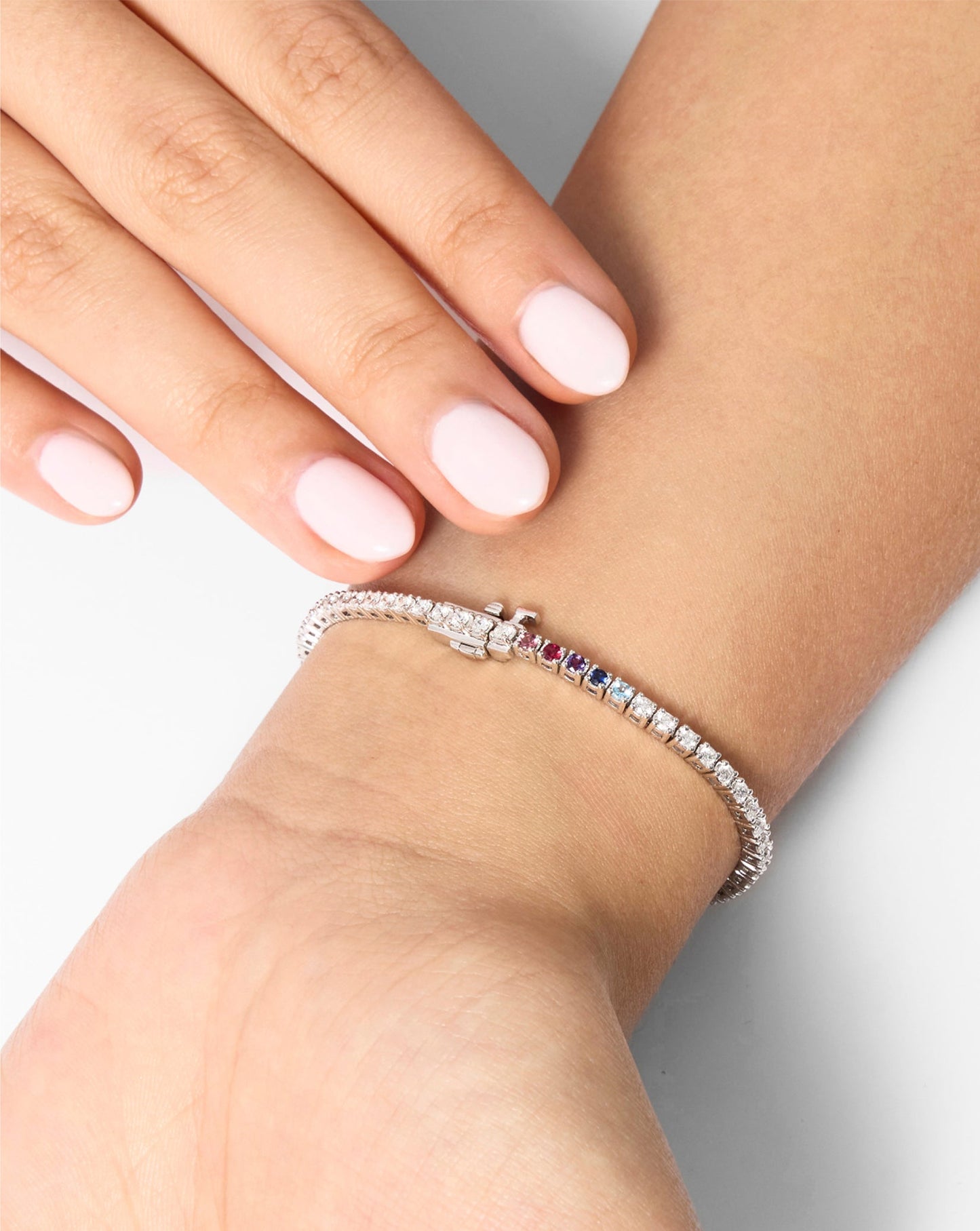 Birthstone Lab Tennis Bracelet