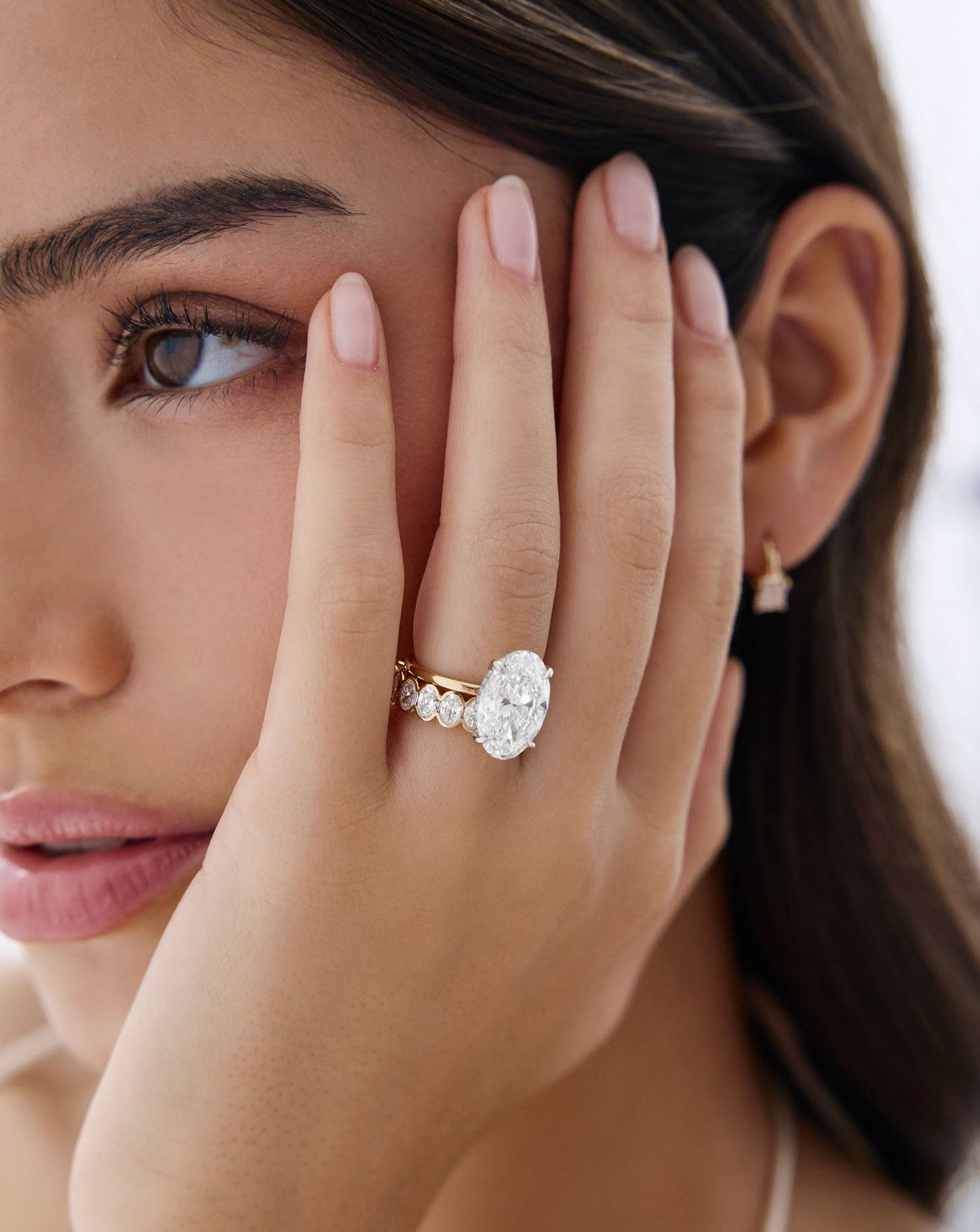 4.53 Oval Lab Diamond in Whisper Thin®