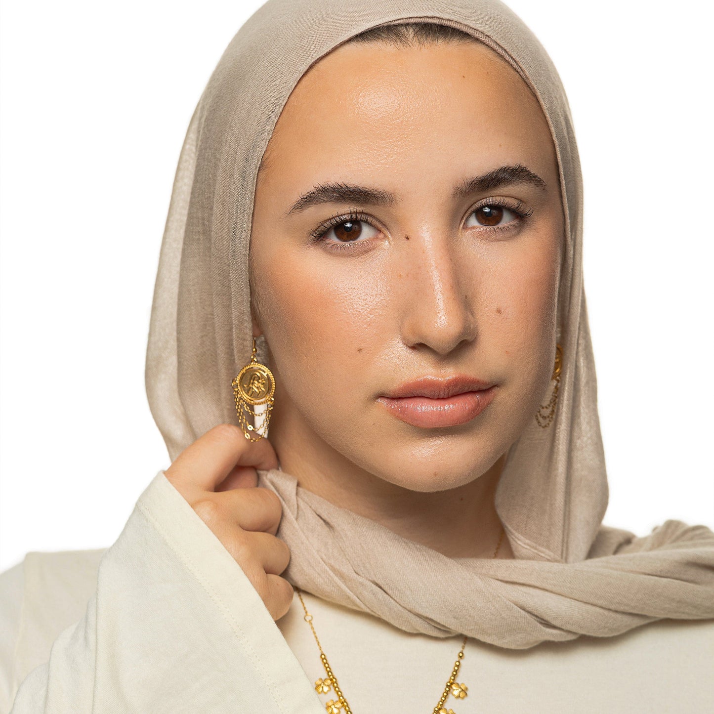 Salam Vintage Token Earrings