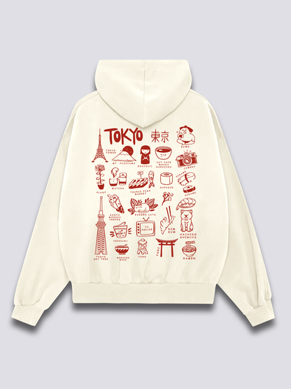 Tokyo Memory Board Hoodie
