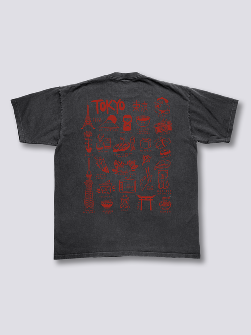 Tokyo Memory Board Vintage T-Shirt