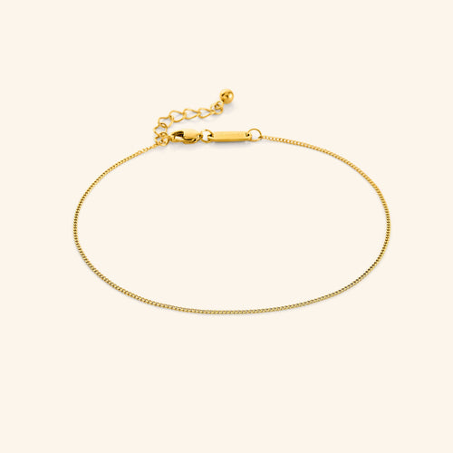 Micro Curb Anklet