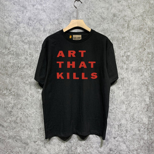 Gallery Dept T Shirt Retro Printed Loose Short-Sleeved Shirt