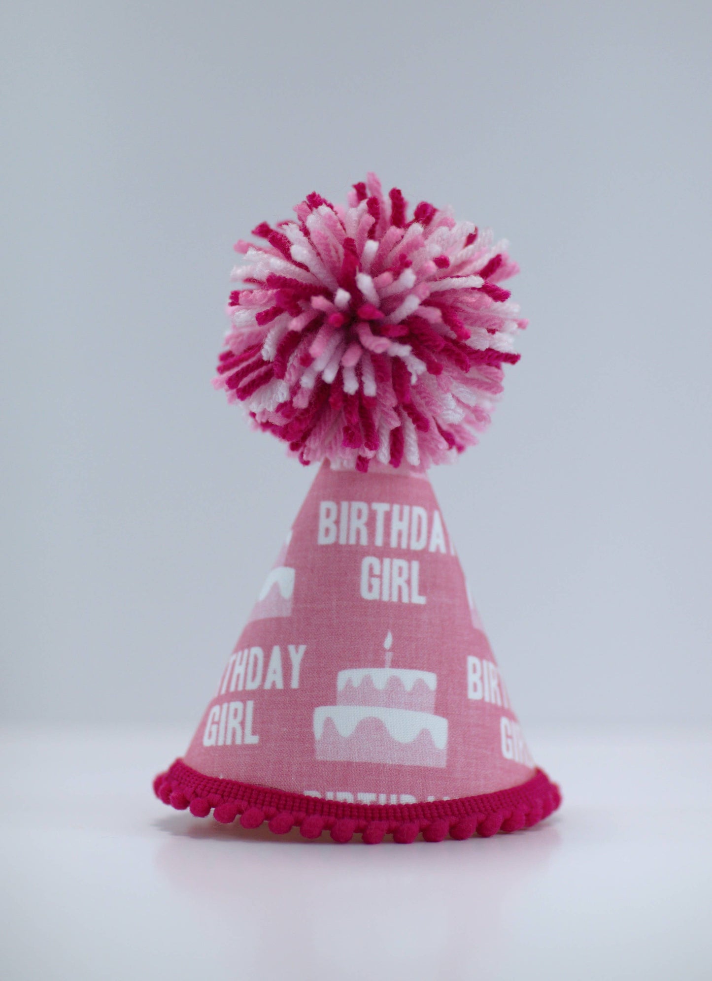 Pup Party Hats - Birthday Girl Pink Ink Party Hat