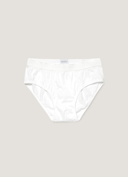 Mens Superfine Cotton Briefs In White Mbrf4516 Whaa