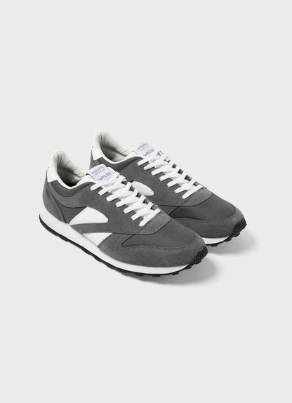 Mens Walsh Sunspel Trainer In Grey White Mftw9391 Gyeh