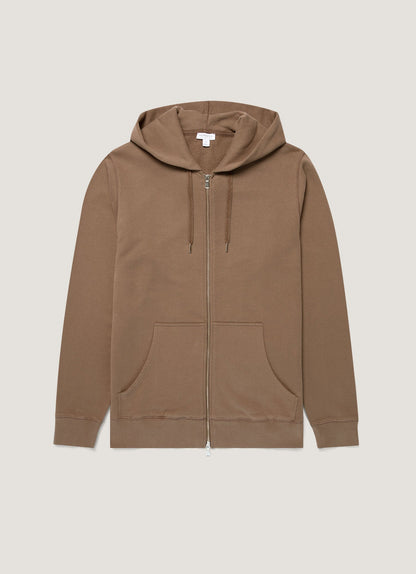 Mens Loopback Zip Hoodie In Dark Cedar Mhod1517 Brgr