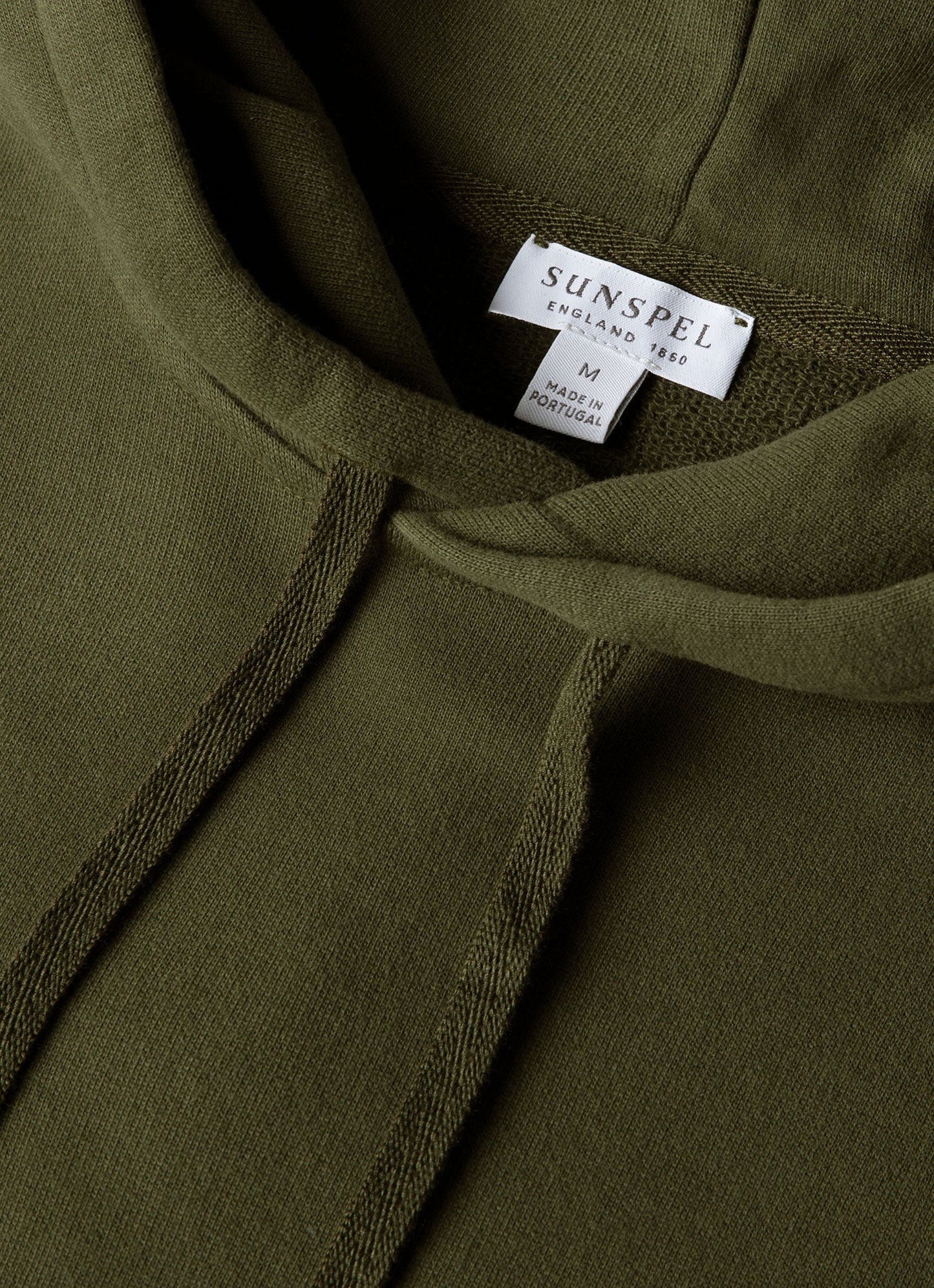 Mens Loopback Hoodie In Deep Olive Mhod1525 Gniz