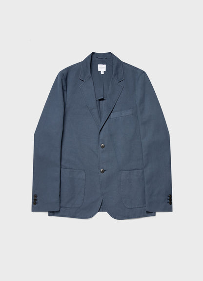 Men S Unstructured Blazer In Shale Blue Mjac7050 Burw