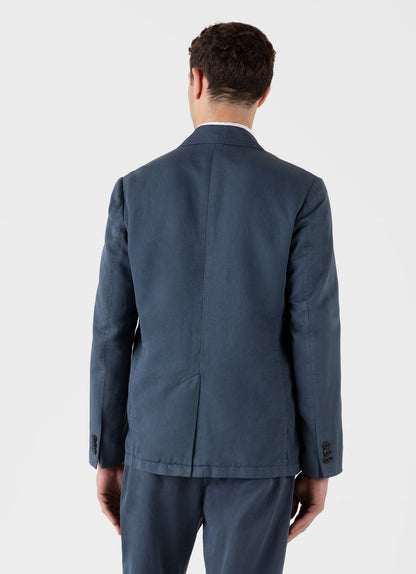 Men S Unstructured Blazer In Shale Blue Mjac7050 Burw