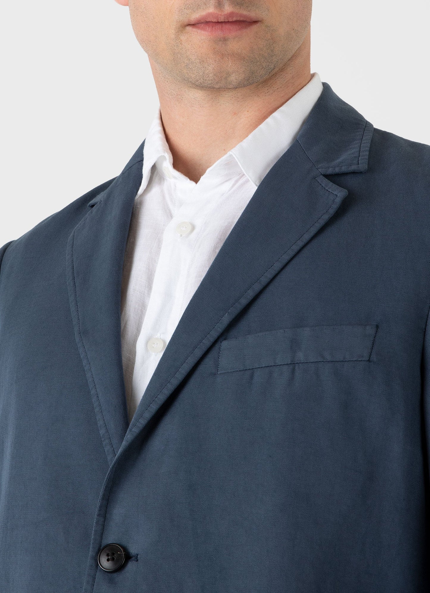Men S Unstructured Blazer In Shale Blue Mjac7050 Burw