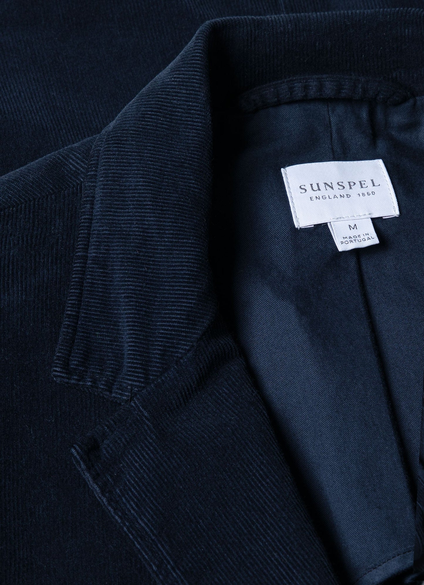 Mens Corduroy Blazer In Navy