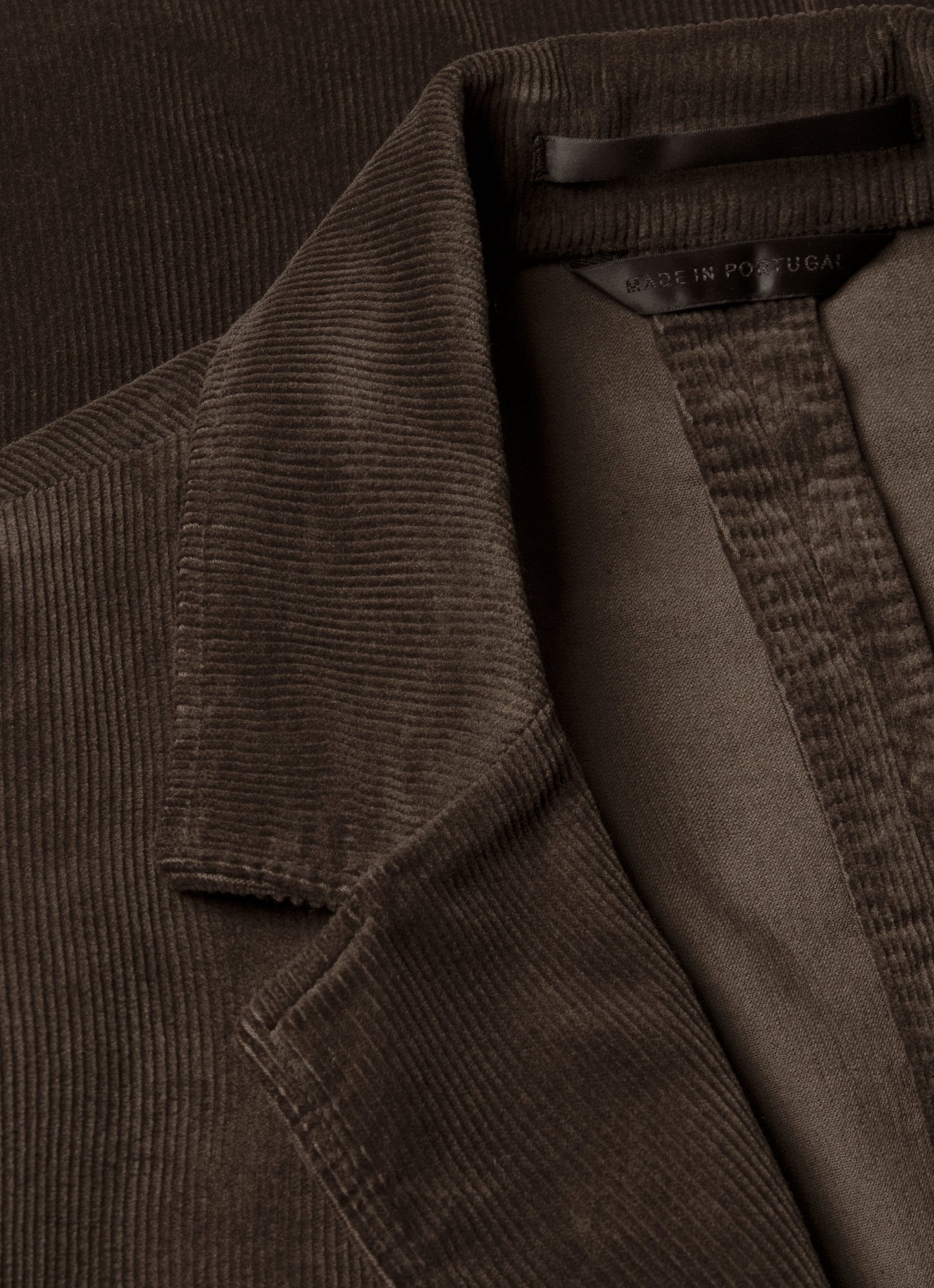 Mens Corduroy Blazer In Coffee Mjac7179 Bref