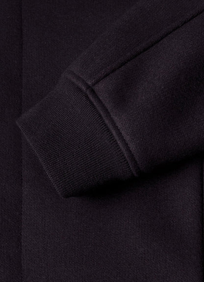 Men's Wool Bomber Jacket in Navy
