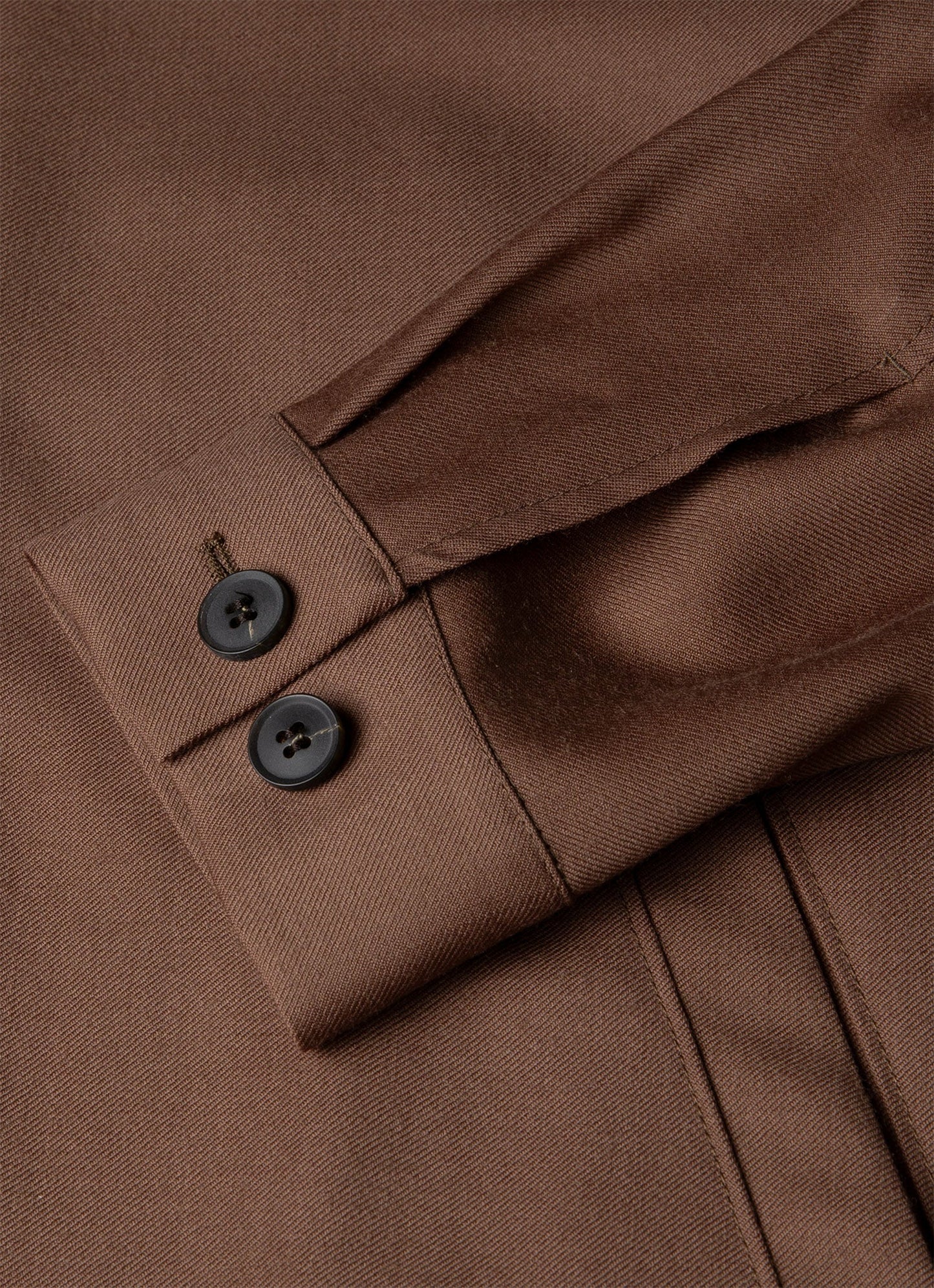 Mens Wool Twill Jacket In Light Brown Mjac7201 Brdb