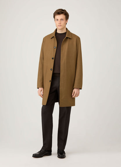 Mens Cashmere Crew Neck Jumper In Truffle Mjum8291 Brgd