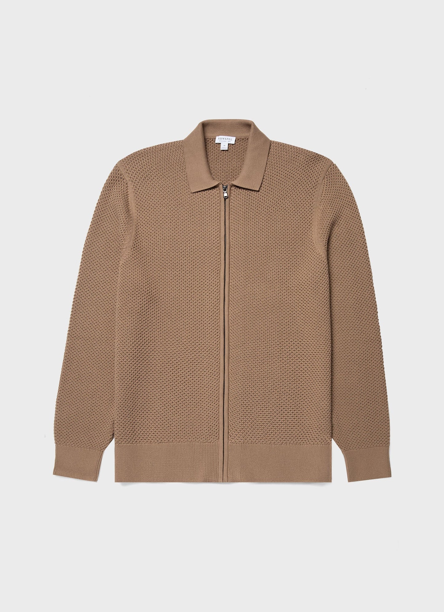 Mens Mr Porter Mesh Knit Jacket In Oat Mpmjac8206 Brer