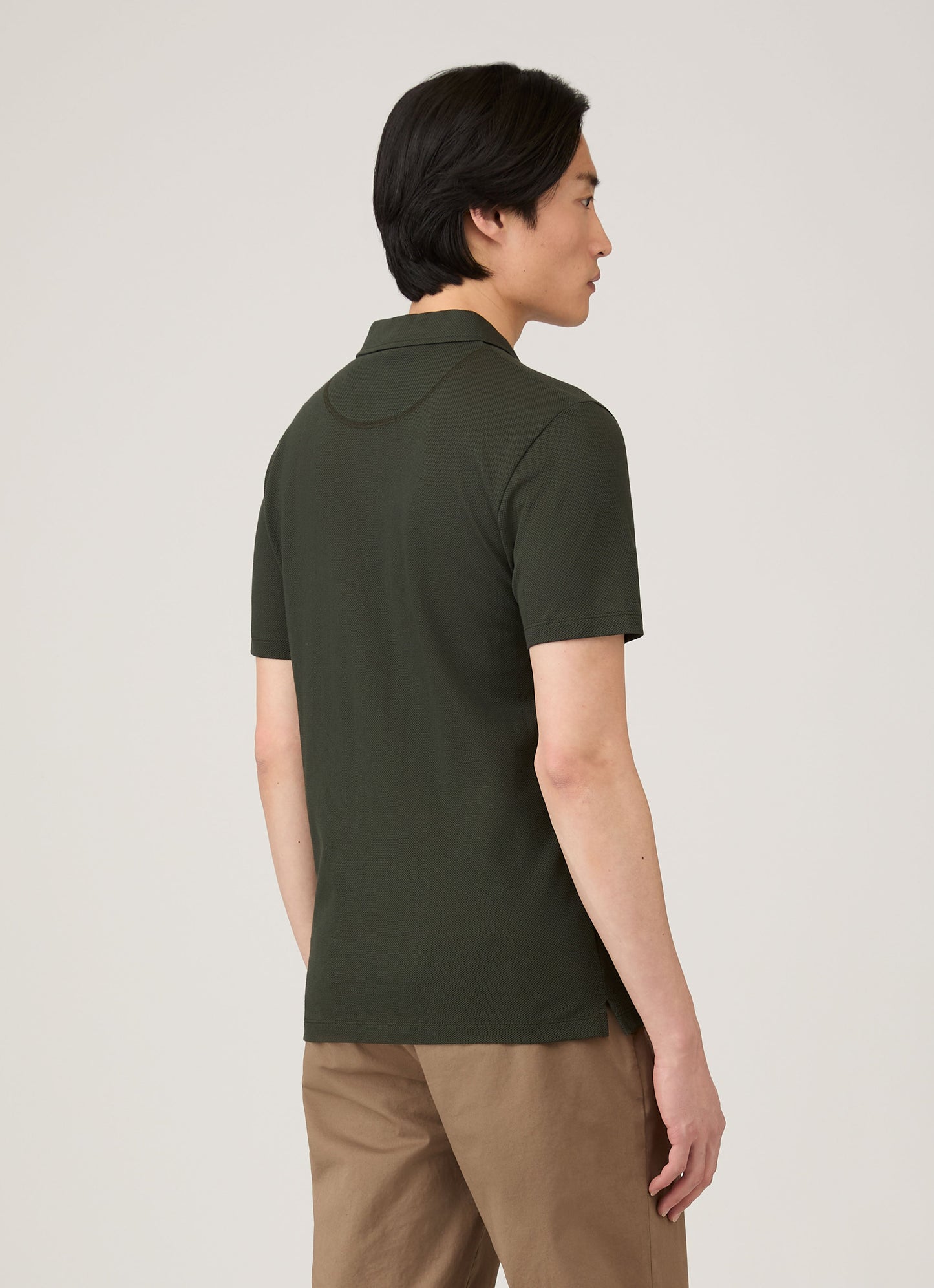 Mens Riviera Polo Shirt In Dark Green Mpol1026 Gnin