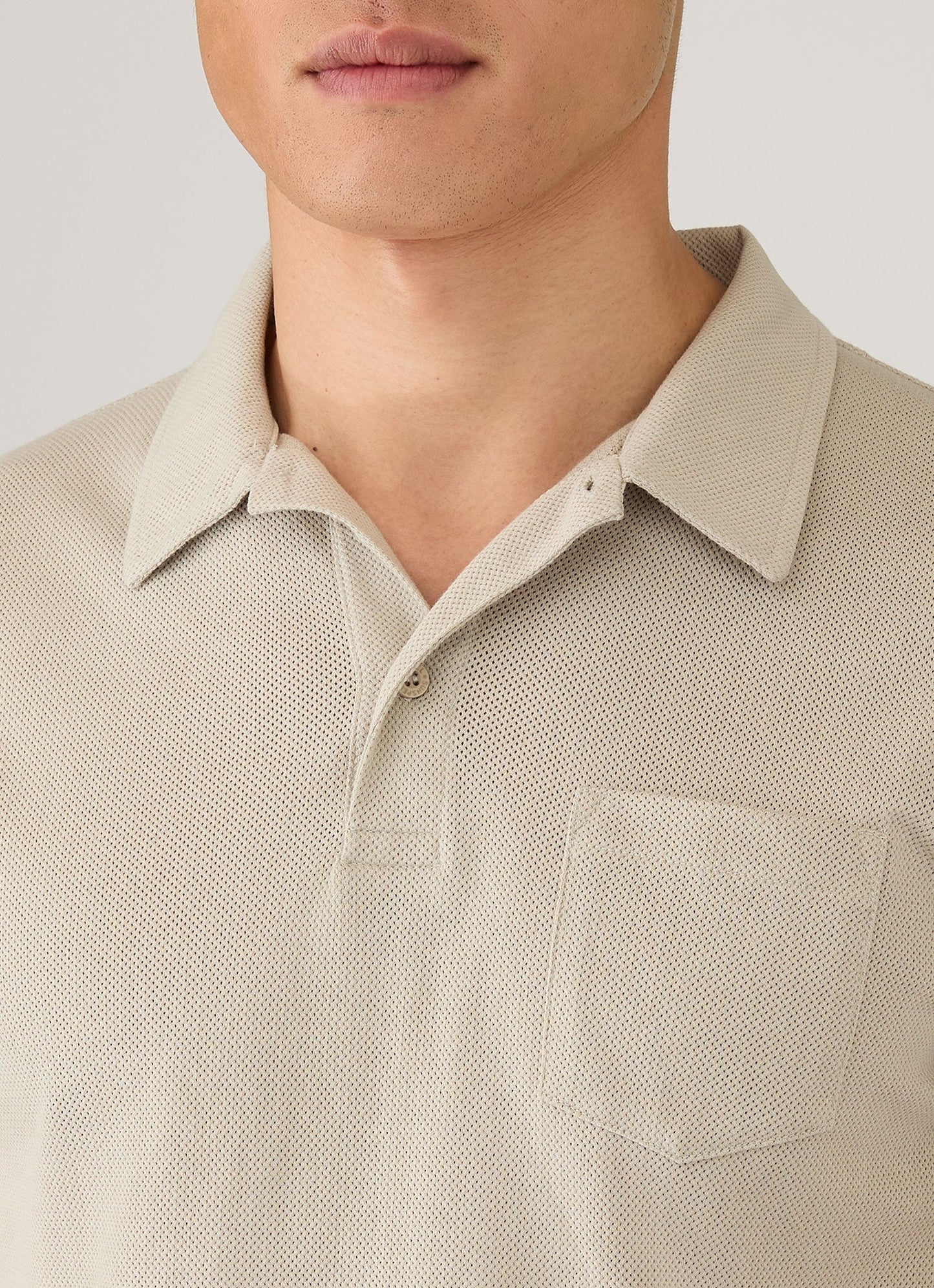 Mens Riviera Polo Shirt In Ash Mpol1026 Gyfi