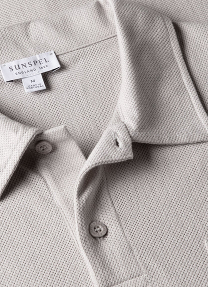 Mens Riviera Polo Shirt In Putty Mpol1026 Whhq
