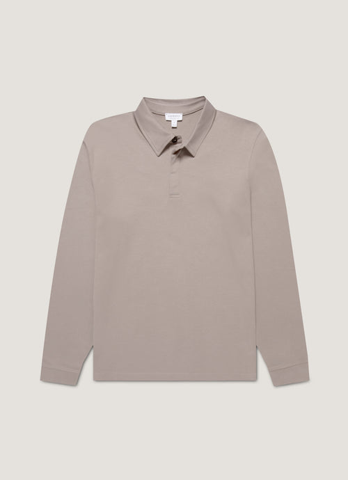 Mens Heavyweight Rugby Polo Shirt In Iron Grey Mpol1066 Gyfe