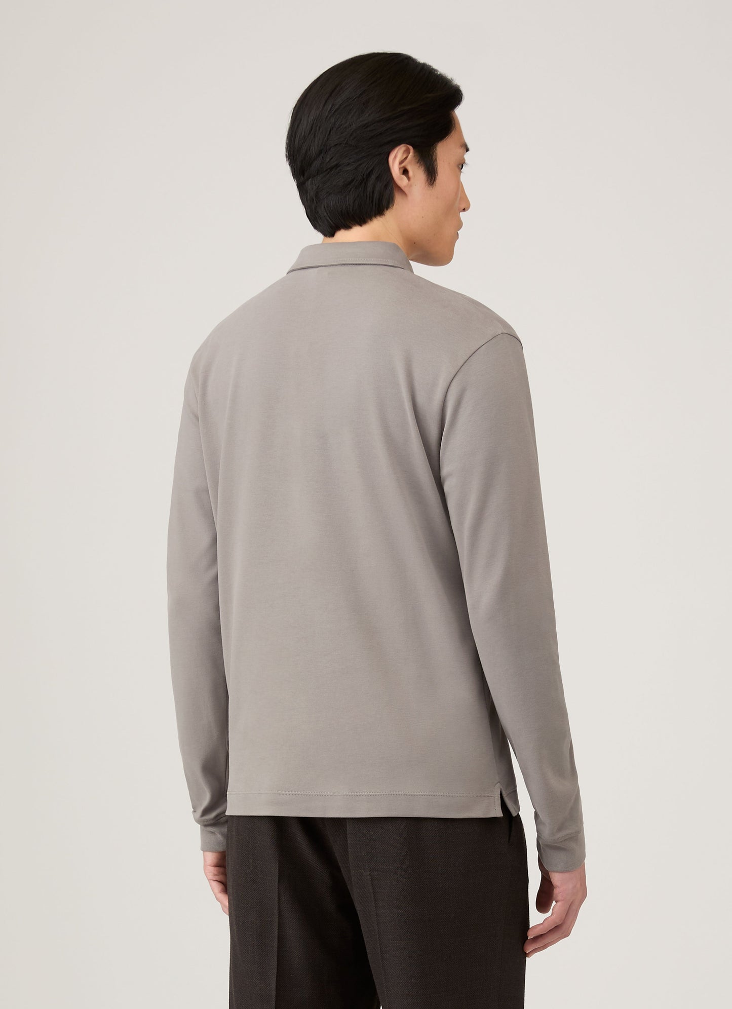 Mens Heavyweight Rugby Polo Shirt In Iron Grey Mpol1066 Gyfe
