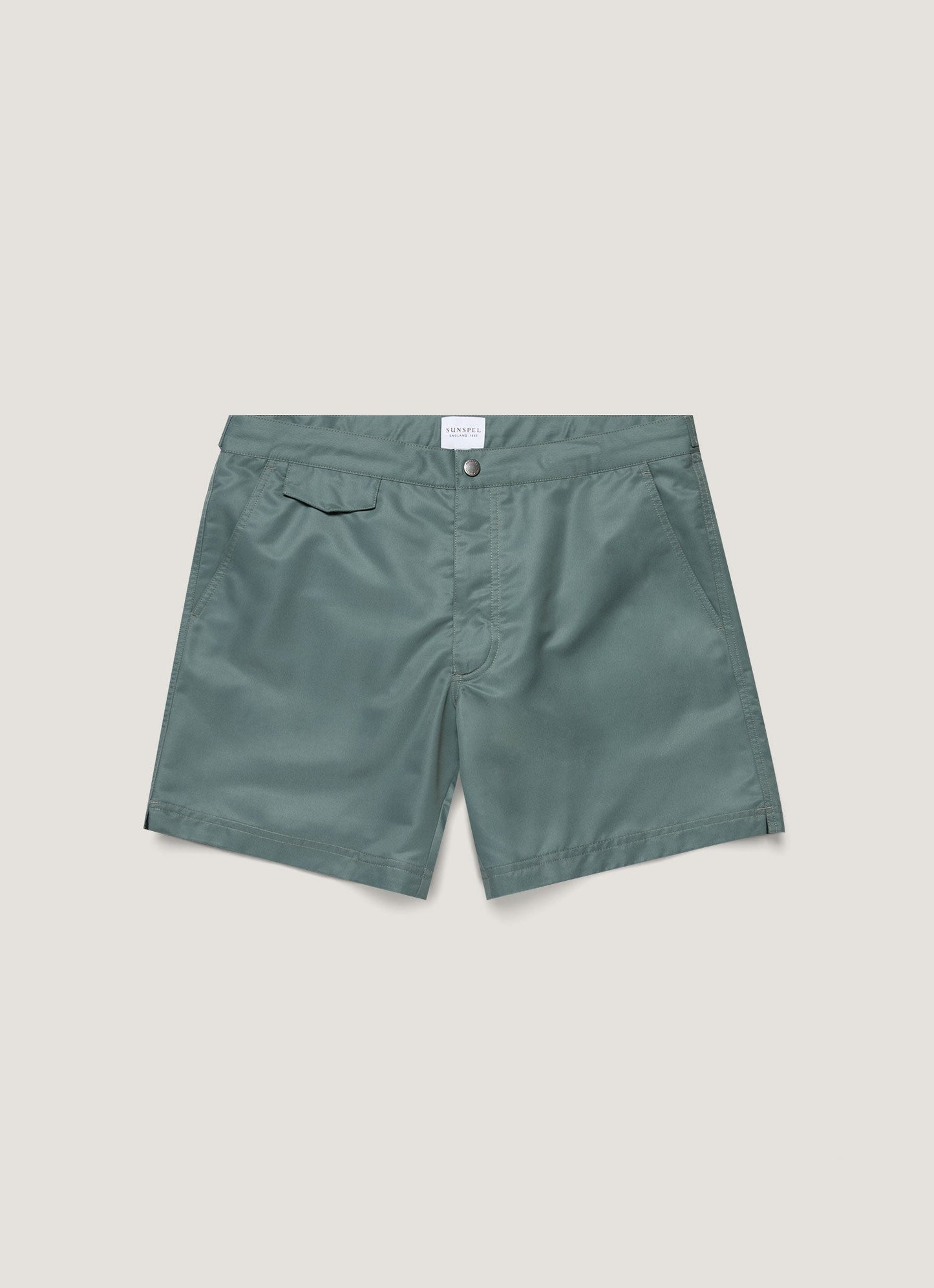 Mens Tailored Swim Shorts In Dusk Green Mshr3704 Gnij