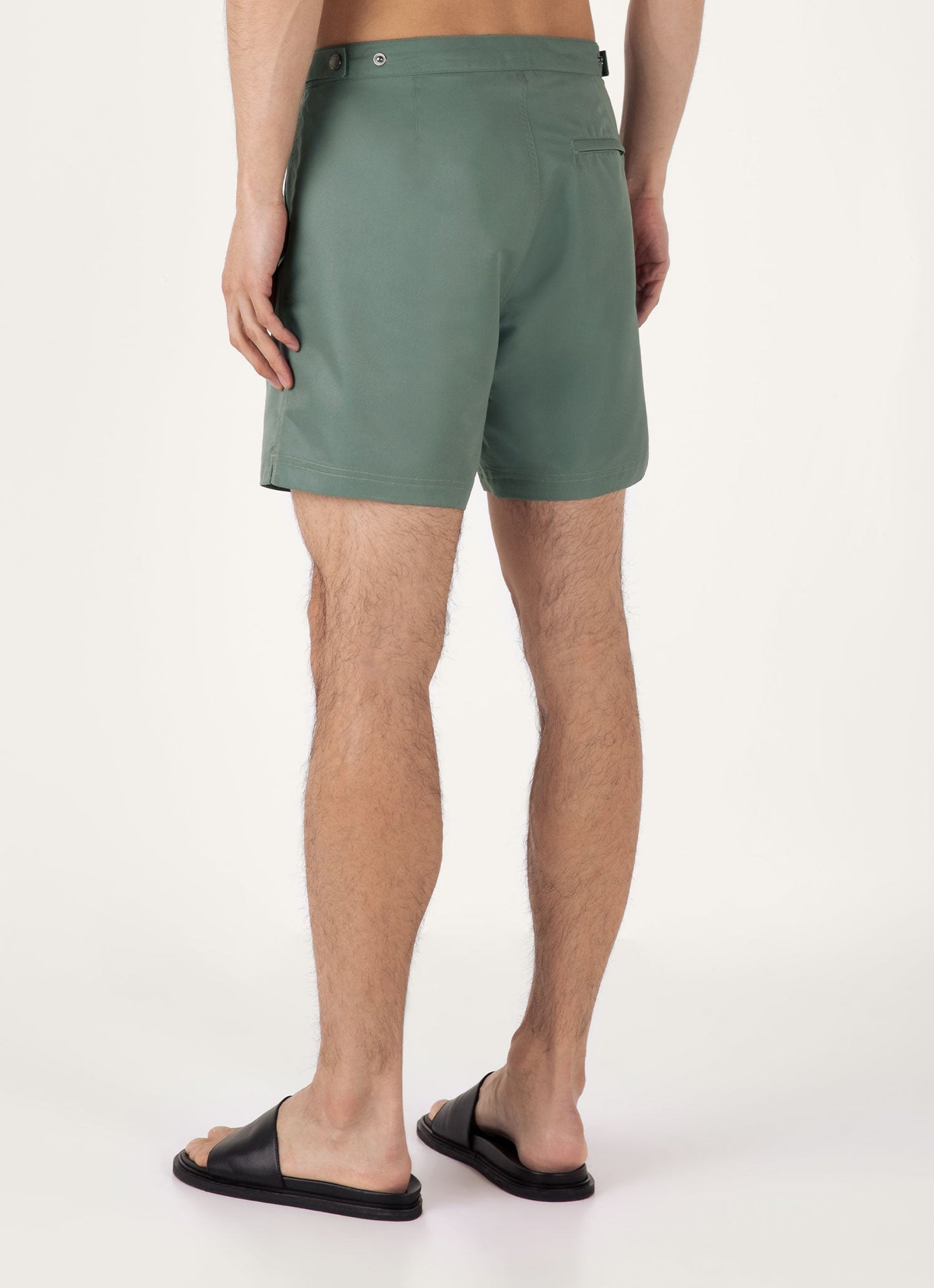 Mens Tailored Swim Shorts In Dusk Green Mshr3704 Gnij