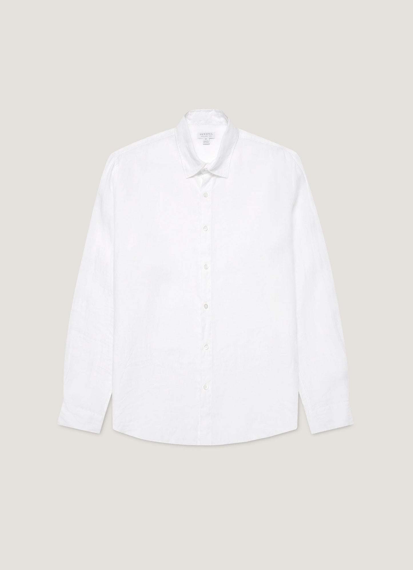 Mens Linen Shirt In White Msht2106 Whaa