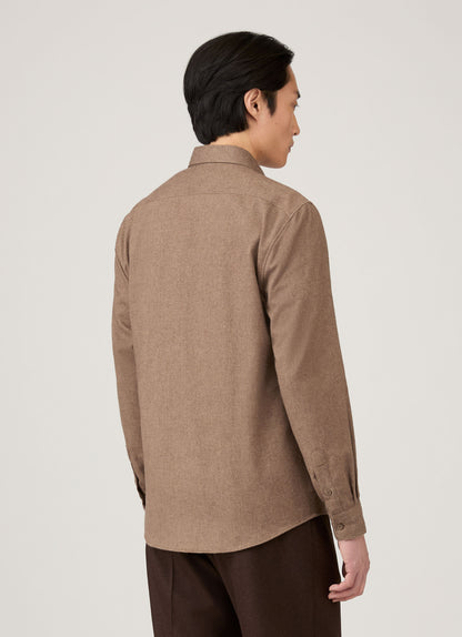 Mens Button Down Flannel Shirt In Cedar Msht2131 Breh