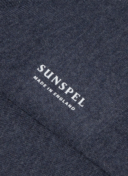 Mens Cotton Socks In Slate Blue Msoc9160 Buua