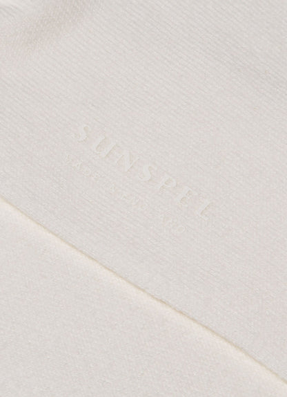 Mens Long Staple Cotton Socks In Archive White