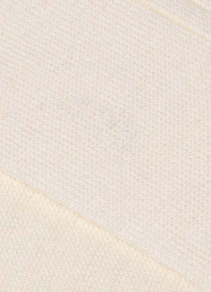 Mens Merino Wool Ribbed Sock In Archive White Msoc9489 Whai