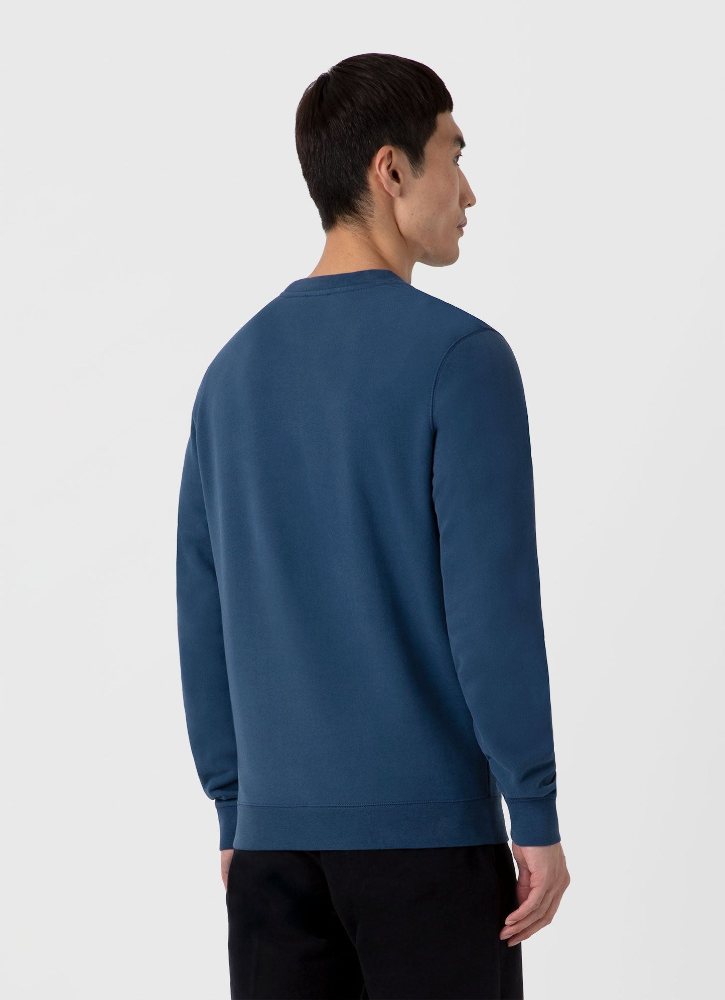 Mens Loopback Sweatshirt In Naval Blue Mswe1516 Buvm