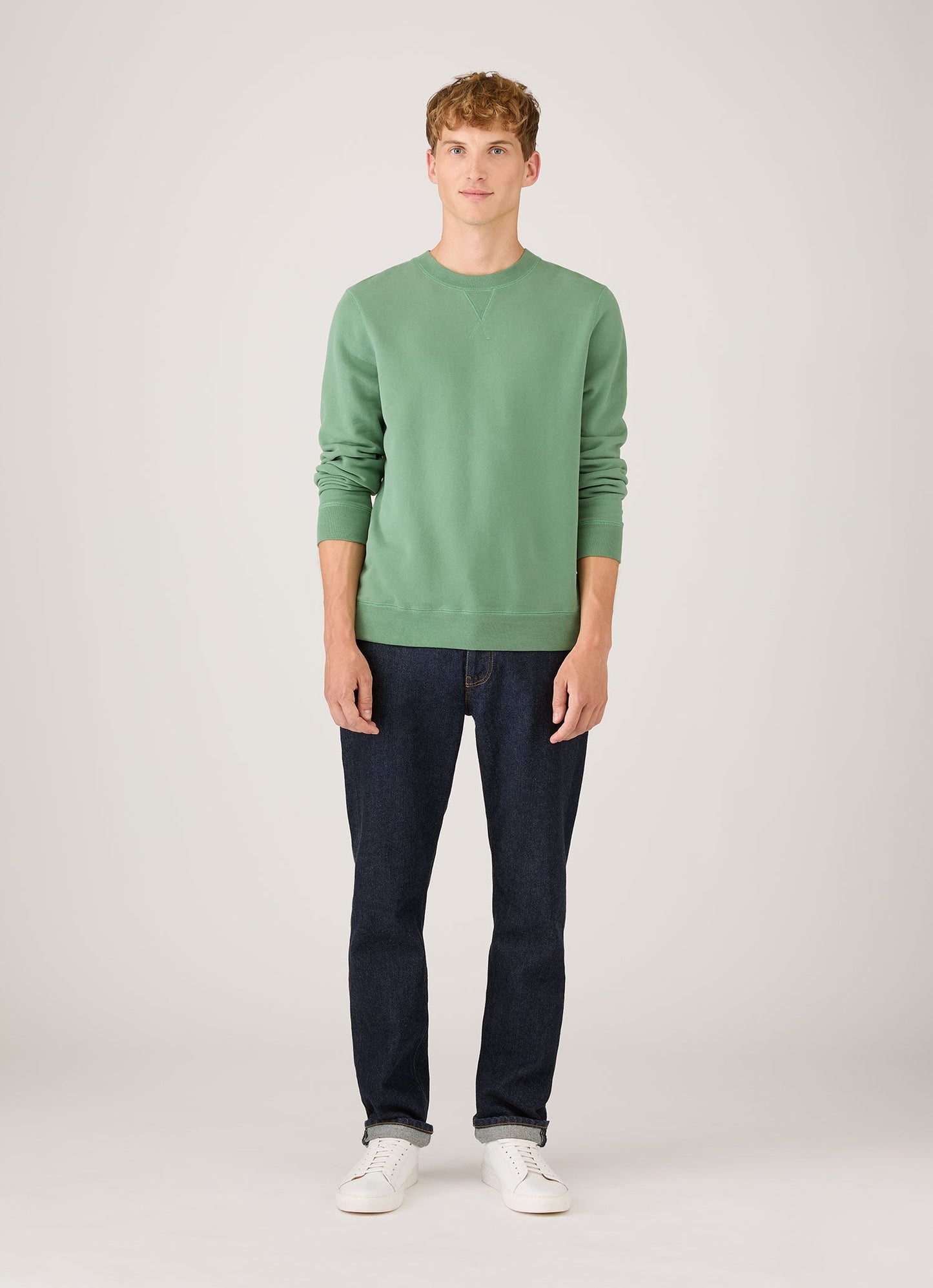 Men S Sweatshirt In Thyme Mswe1516 Gnfp