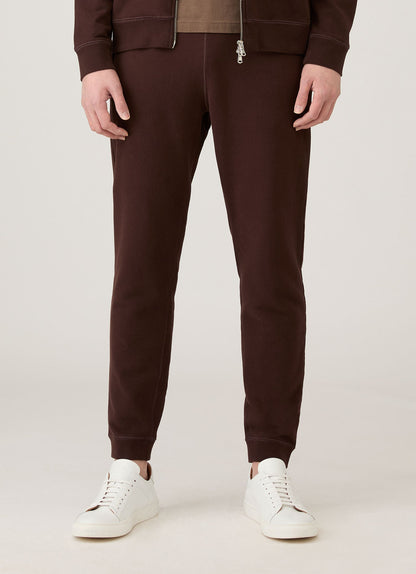 Mens Loopback Sweatpants In Truffle Mtrs1518 Brgd